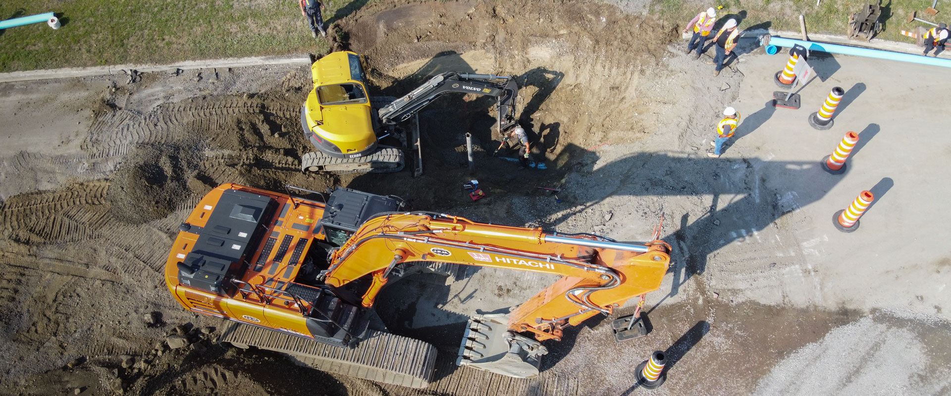 Entreprise pour travaux d'excavation aqueduc EZ Valve