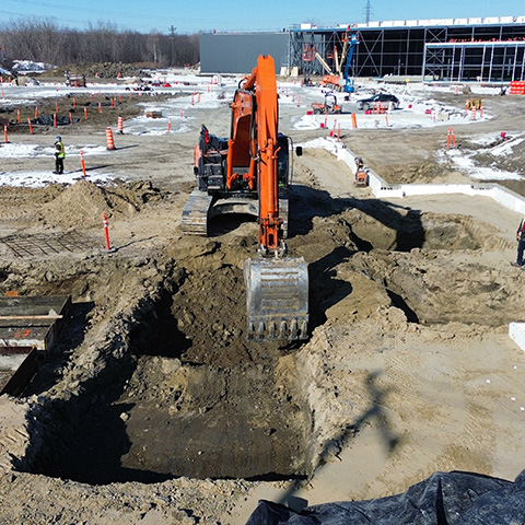 Excavation des fondations