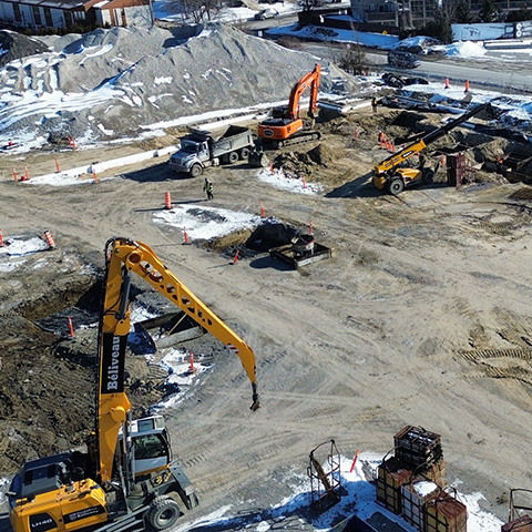 Excavation des fondations